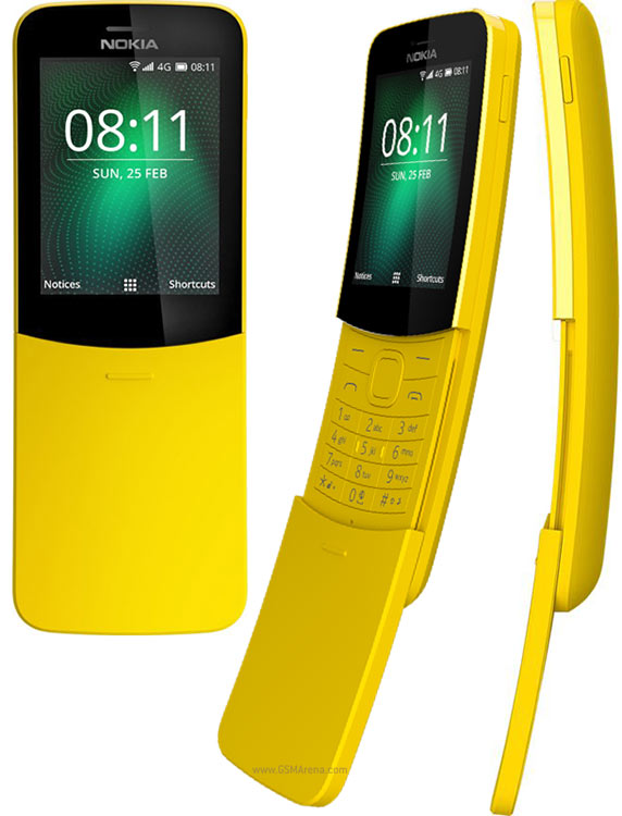 Nokia 8110 4G - Unlocked - Refurbished Like New