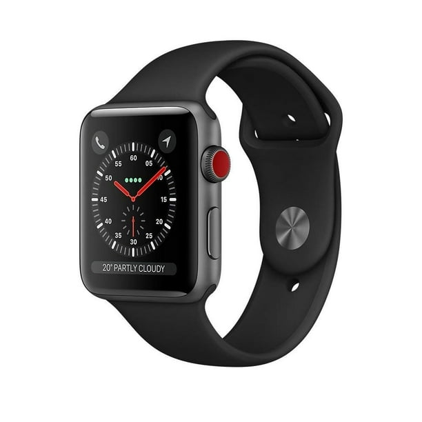 Apple iWatch Series 3 42mm - Cellular (Black) Factory Resealed - UNLOCKED