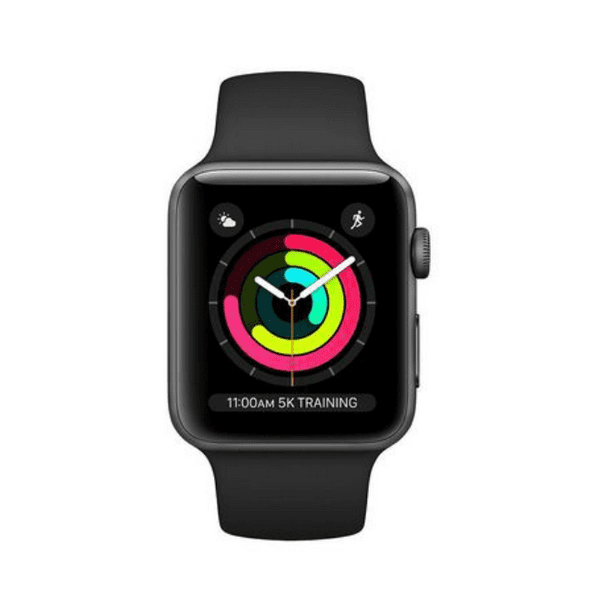 Apple iWatch Series 3 38mm - GPS (Black) Factory Resealed - UNLOCKED
