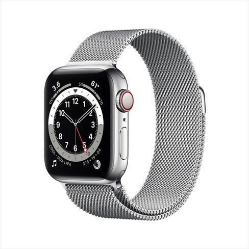Apple iWatch Series 6 40mm - Cellular Stainless Steel (Black) Factory Resealed - UNLOCKED