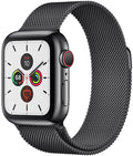 Apple iWatch Series 5 40mm - Cellular Stainless Steel (Black) Factory Resealed - UNLOCKED