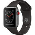 Apple iWatch Series 3 38mm - Cellular (Black) Factory Resealed - UNLOCKED