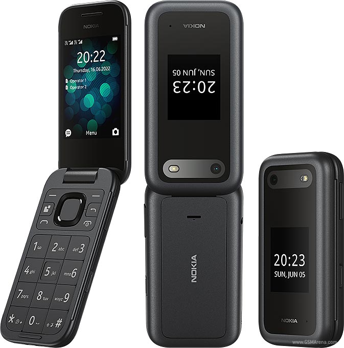 Nokia 2660 Flip 4G 2022 - Black - Fully Boxed, Sim Free Unlocked