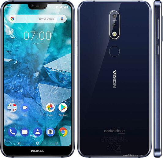 Nokia 7.1 - Unlocked - Refurbished Like New