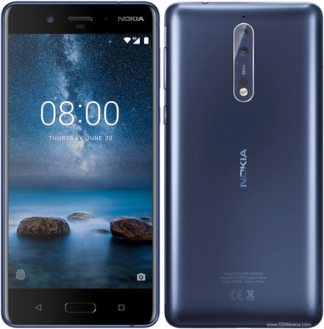 Nokia 8 2017 - Black - Fully Boxed, Sim Free Unlocked