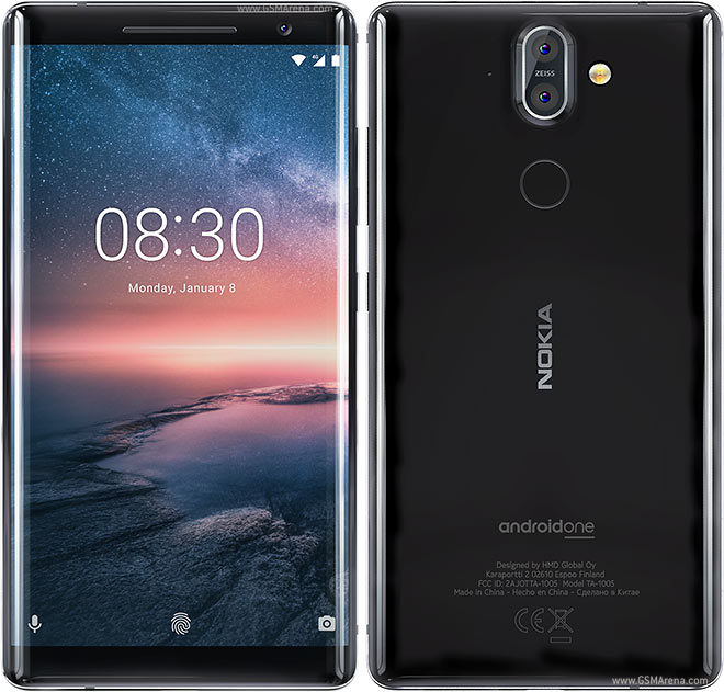 Nokia 8 Sirocco 2018 - Black - Fully Boxed, Sim Free Unlocked