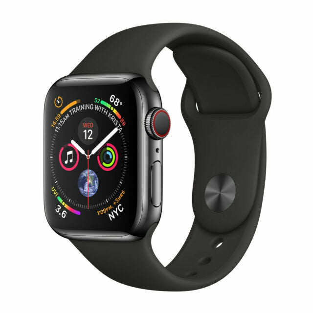 Apple iWatch Series 4 44mm - Cellular (Black) Factory Resealed - UNLOCKED
