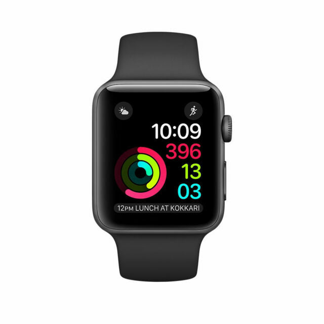 Apple iWatch Series 2 38mm (Space Grey) Factory Resealed - UNLOCKED