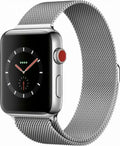 Apple iWatch Series 3 42mm - Cellular Stainless Steel (Black) Factory Resealed - UNLOCKED