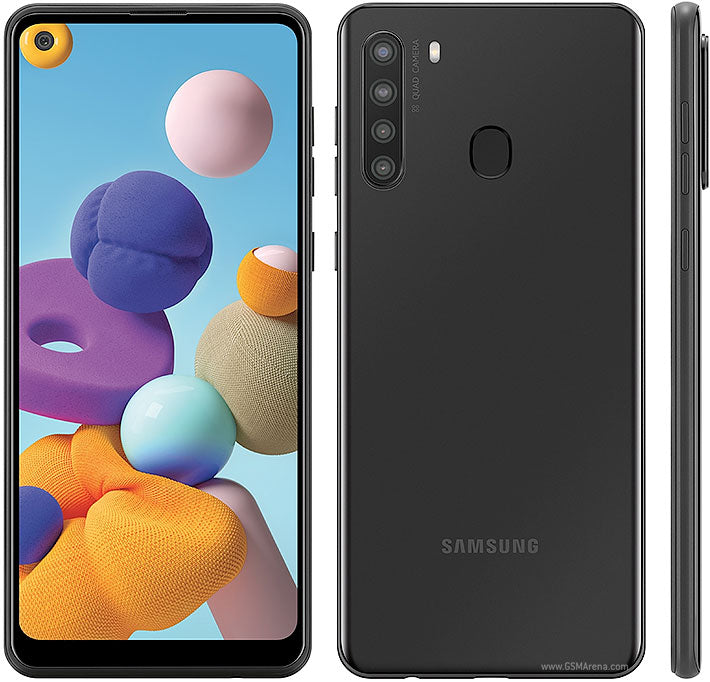 Samsung Galaxy A21 2020 - Black - Fully Boxed, Sim Free Unlocked